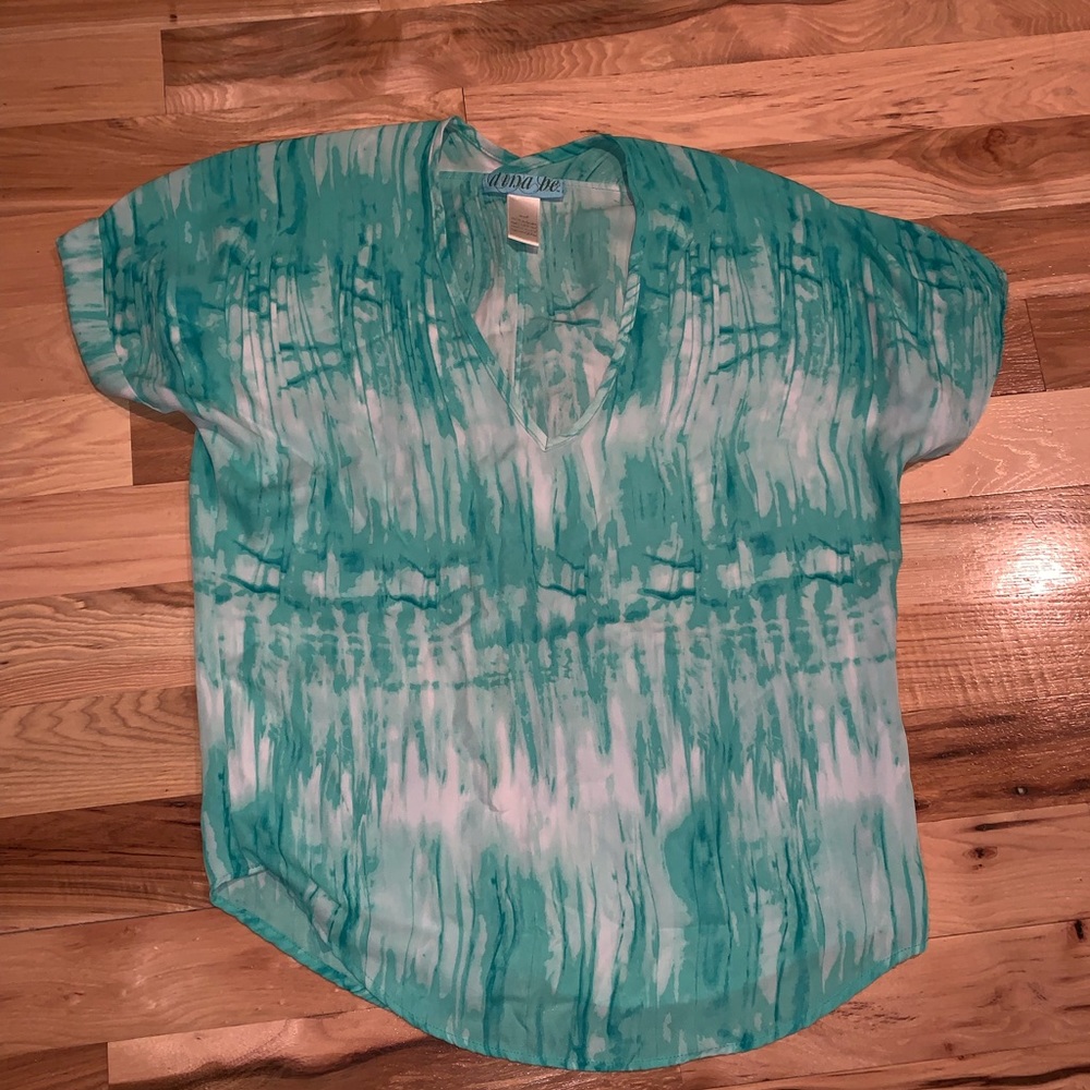 Francesca’s tie dye shirt